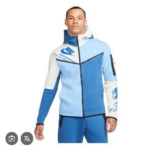 Nike Tech Fleece Graphic Full-Zip Hoodie and Jogger set